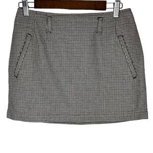 VTG Guess Houndstooth Mini Skirt S